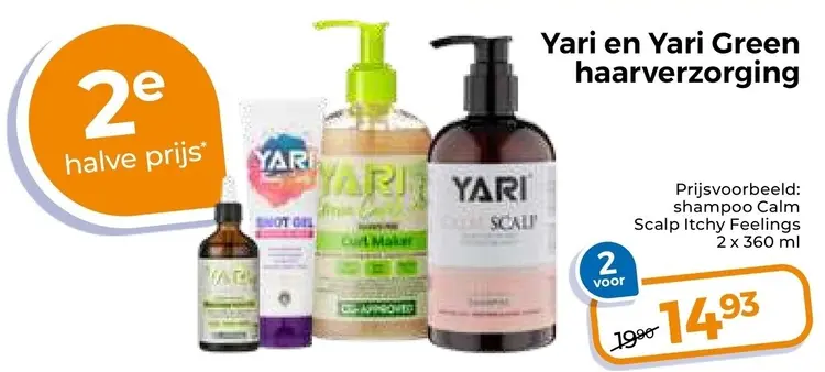Aanbieding: Yari en Yari Green haarverzorging
