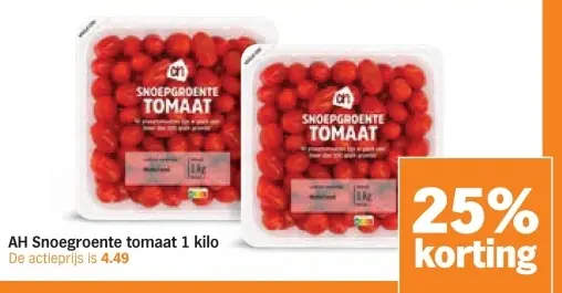 Aanbieding: Snoepgroente tomaat