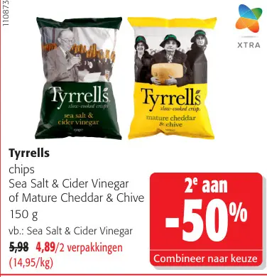 Promotie: Tyrrells chips