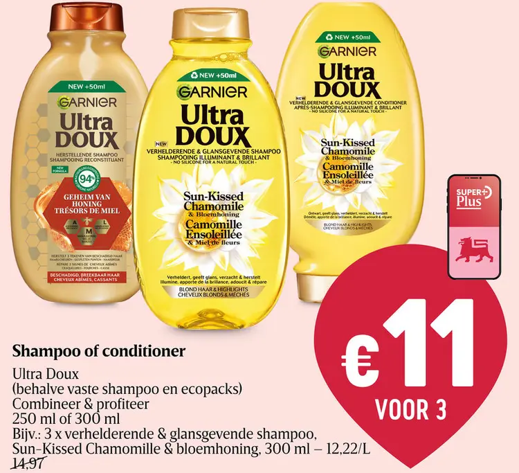 Promotie: Shampoo of conditioner Ultra Doux