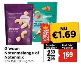 Aanbieding: G'woon Notenmelange of Notenmix