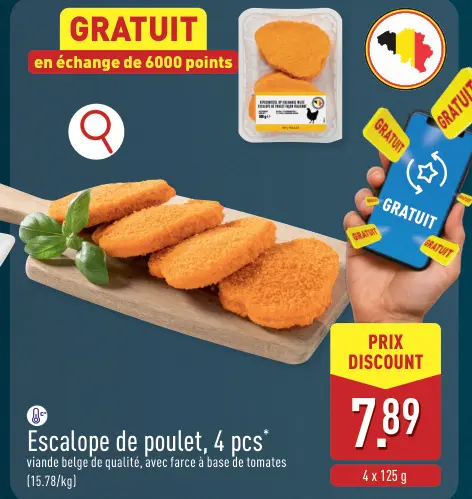 Offre: Escalope de poulet