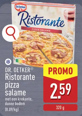 Promotie: Ristorante pizza salame
