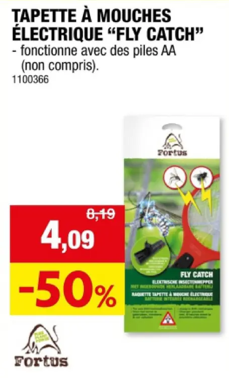 Offre: Tapette à mouches électrique "fly catch"