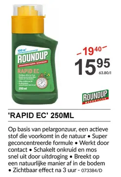 Aanbieding: Roundup rapid ec