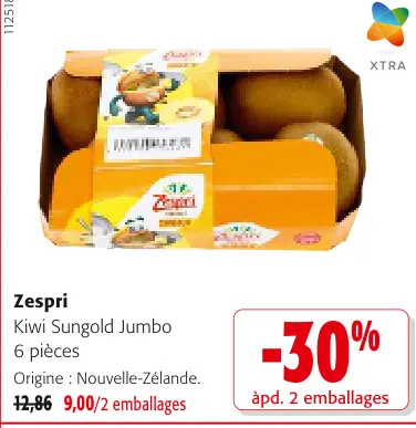 Offre: Kiwi Sungold Jumbo