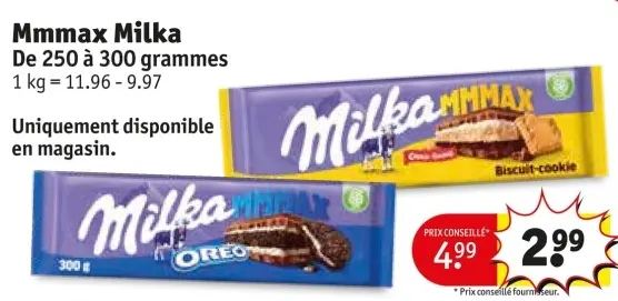 Offre: Mmmax Milka