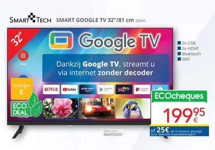 Promotie: Smart Google tv
