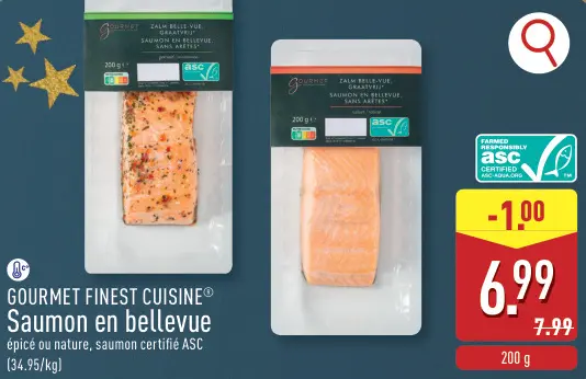 Offre: Saumon en bellevue