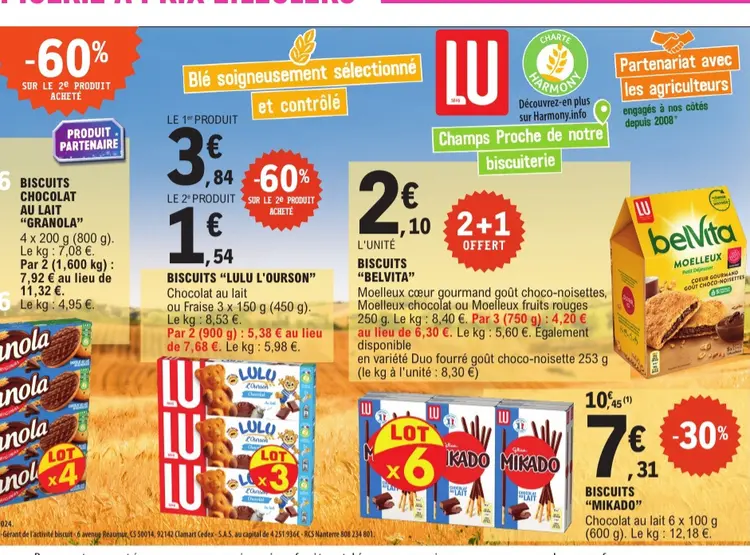 Aanbieding: Biscuits "LULU l'ourson"