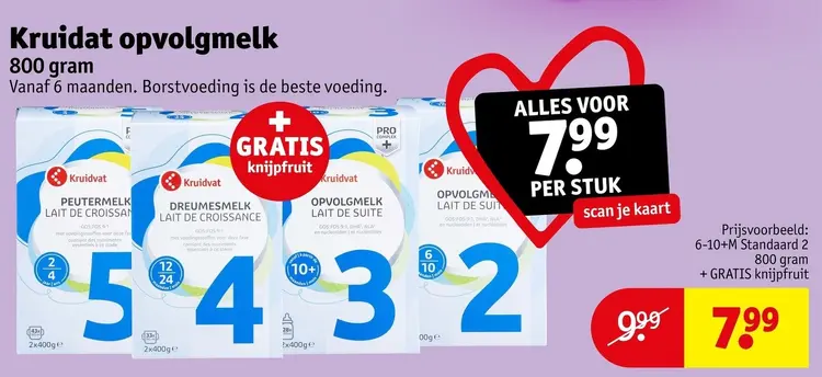Aanbieding: Opvolgmelk