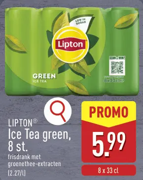Promotie: Ice Tea green