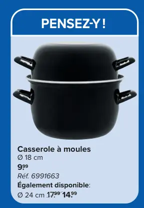 Offre: Casserole à moules