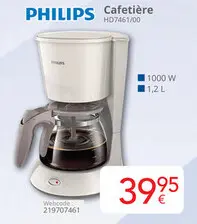 Offre: Cafetière HD7461/00