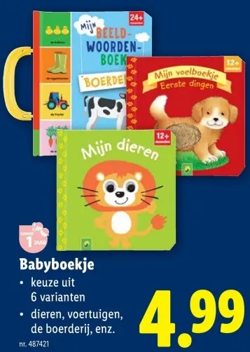 Aanbieding: Babyboekje