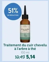 Offre: Traitement du cuir chevelu à l'arbre à thé