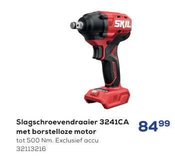 Promotie: Slagschroevendraaier 3241CA met borstelloze motor