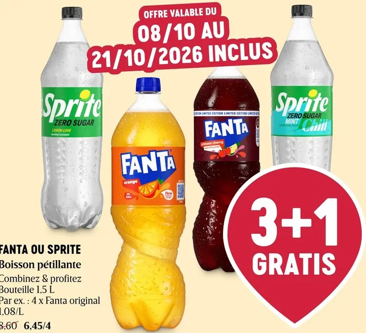 Offre: Boisson pétillante