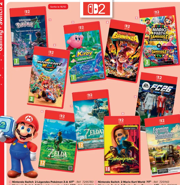 Offre: Nintendo Switch 2 Légendes Pokémon Z-A