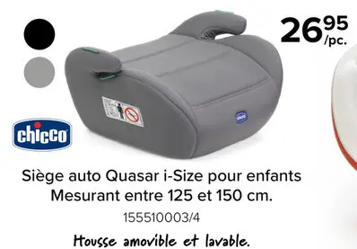 Offre: Siège auto Quasar i-Size