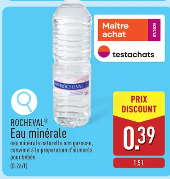 Offre: ROCHEVAL® Eau minérale