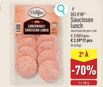 Offre: Saucisson lunch