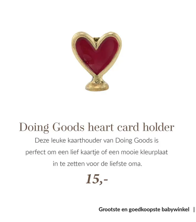 Aanbieding: heart card holder