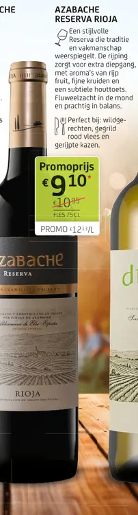 Promotie: Azabache reserva rioja