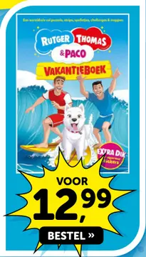 Aanbieding: Rutger Thomas & Paco Vakantieboek
