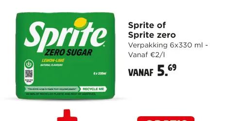 Promotie: Sprite or Sprite zero