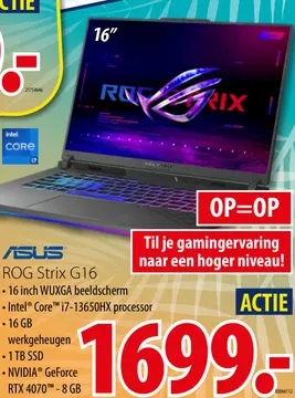 Aanbieding: ASUS ROG Strix G16