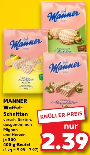 Aanbieding: Waffel-Schnitten