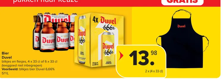 Promotie: Bier Duvel