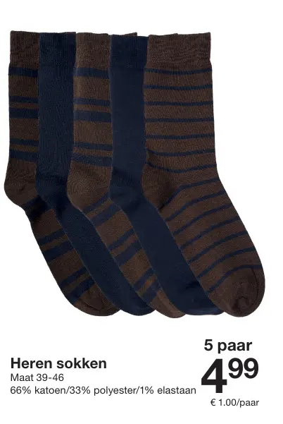 Aanbieding: Heren sokken