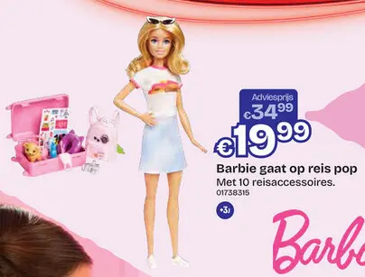 Aanbieding: Barbie gaat op reis