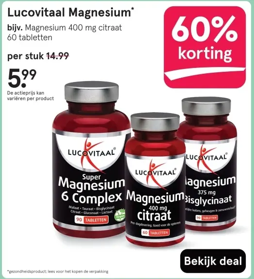 Aanbieding: Magnesium