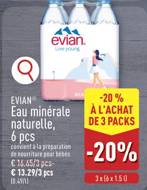 Offre: Eau minérale naturelle