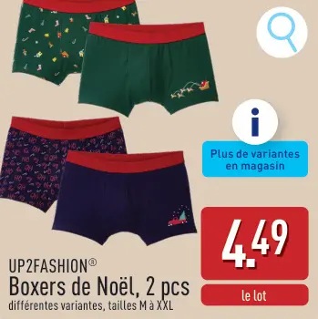 Offre: Boxers de Noël