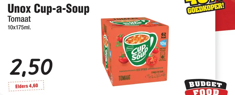 Aanbieding: Cup-a-Soup Tomaat