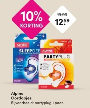 Aanbieding: Oordopjes Alpine