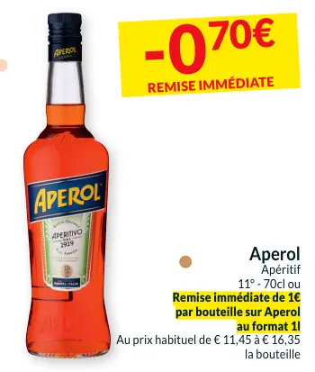 Offre: Aperol