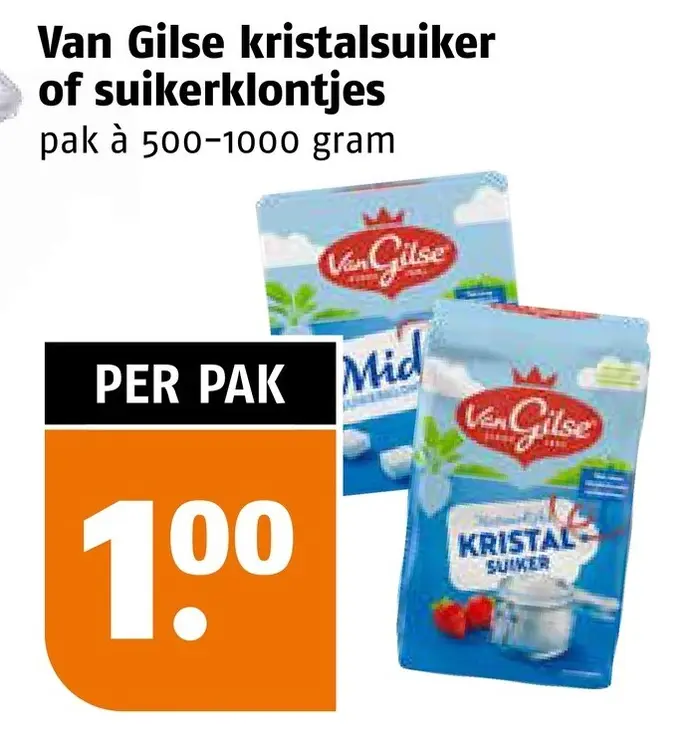 Aanbieding: Kristalsuiker of suikerklontjes