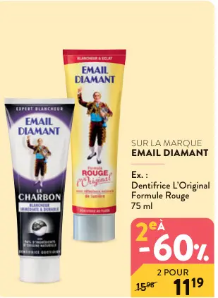 Offre: Dentifrice L'Original Formule Rouge