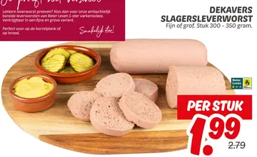 Aanbieding: DEKAVERS SLAGERSLEVERWORST