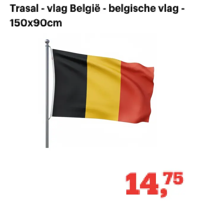 Promotie: Trasal - vlag België