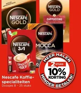Aanbieding: Nescafe Koffie-specialiteiten