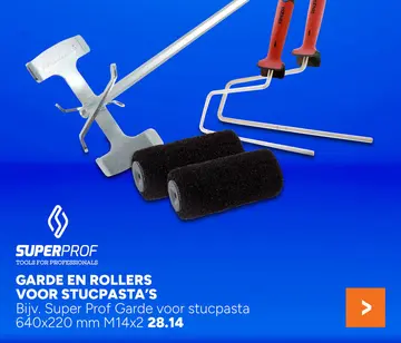 Aanbieding: Garde en rollers voor stucpasta's