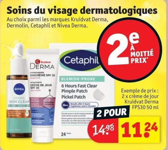 Offre: Soins du visage dermatologiques