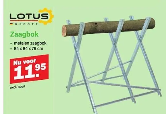 Promotie: Zaagbok