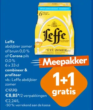 Aanbieding: Leffe abdijbier zomer